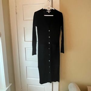 Autumn Cashmere Maxi Black Cardigan